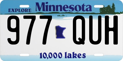MN license plate 977QUH