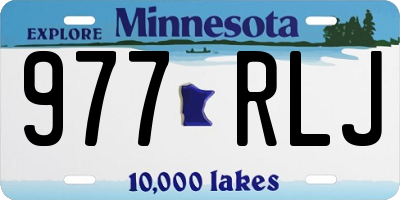 MN license plate 977RLJ