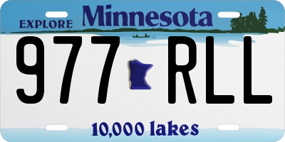 MN license plate 977RLL