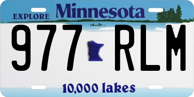 MN license plate 977RLM