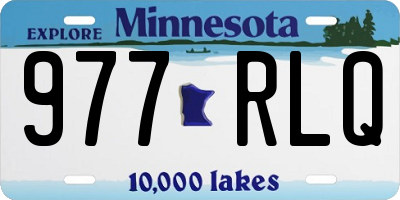 MN license plate 977RLQ