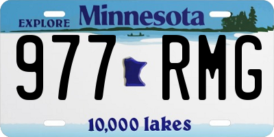 MN license plate 977RMG