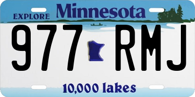 MN license plate 977RMJ