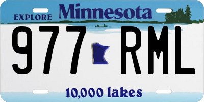 MN license plate 977RML