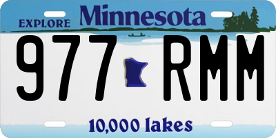 MN license plate 977RMM