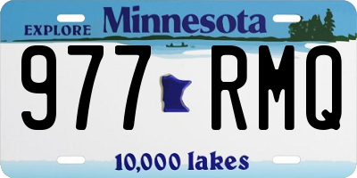 MN license plate 977RMQ