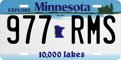 MN license plate 977RMS