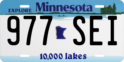 MN license plate 977SEI
