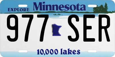 MN license plate 977SER