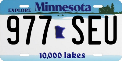 MN license plate 977SEU