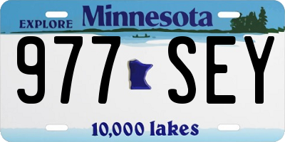 MN license plate 977SEY