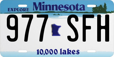 MN license plate 977SFH