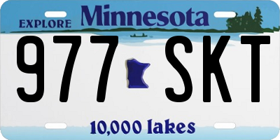 MN license plate 977SKT