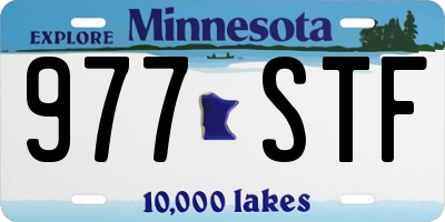 MN license plate 977STF
