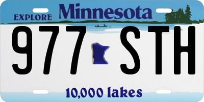 MN license plate 977STH