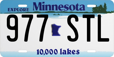 MN license plate 977STL