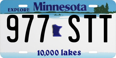 MN license plate 977STT