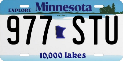 MN license plate 977STU