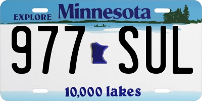 MN license plate 977SUL
