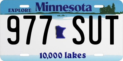 MN license plate 977SUT