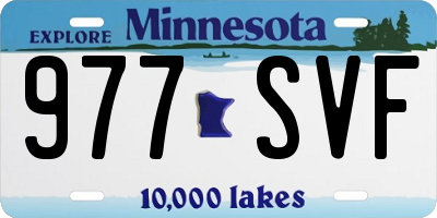 MN license plate 977SVF
