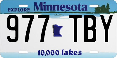 MN license plate 977TBY