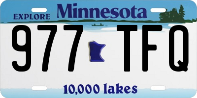MN license plate 977TFQ
