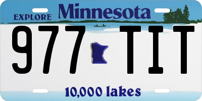 MN license plate 977TIT