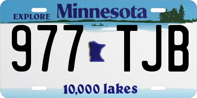 MN license plate 977TJB