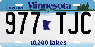 MN license plate 977TJC