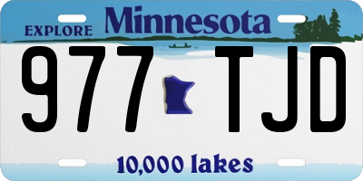 MN license plate 977TJD