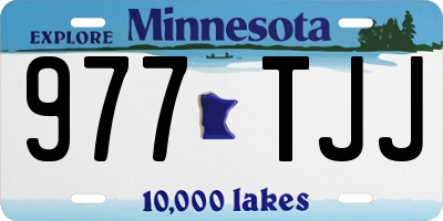 MN license plate 977TJJ