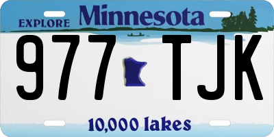 MN license plate 977TJK