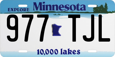 MN license plate 977TJL