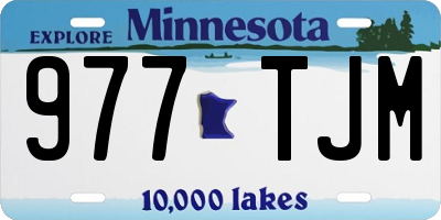 MN license plate 977TJM