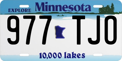 MN license plate 977TJO