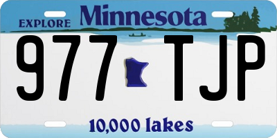 MN license plate 977TJP