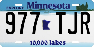 MN license plate 977TJR
