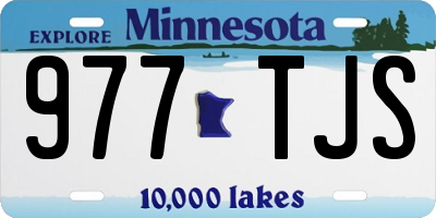 MN license plate 977TJS