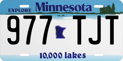 MN license plate 977TJT