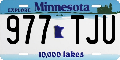 MN license plate 977TJU