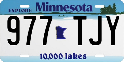 MN license plate 977TJY
