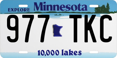 MN license plate 977TKC