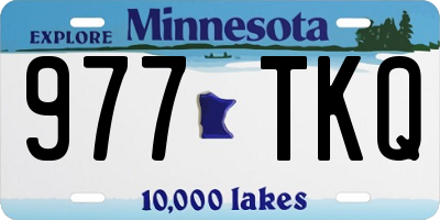 MN license plate 977TKQ