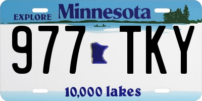 MN license plate 977TKY