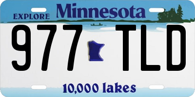 MN license plate 977TLD