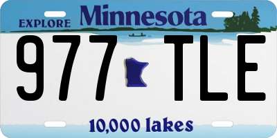 MN license plate 977TLE