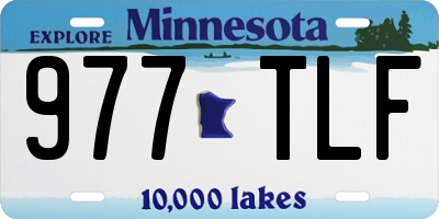MN license plate 977TLF