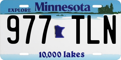 MN license plate 977TLN