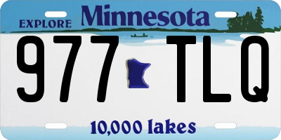 MN license plate 977TLQ